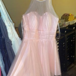 light pink homecoming dress